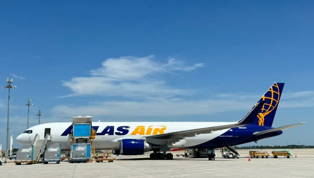 鄂州机场第24条国际货运航线开通 2 鄂州机场第24条国际货运航线开通